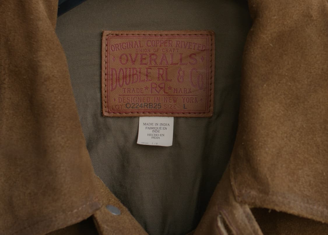 rrl 러프아웃 스웨이드 재킷 L 상품이미지3