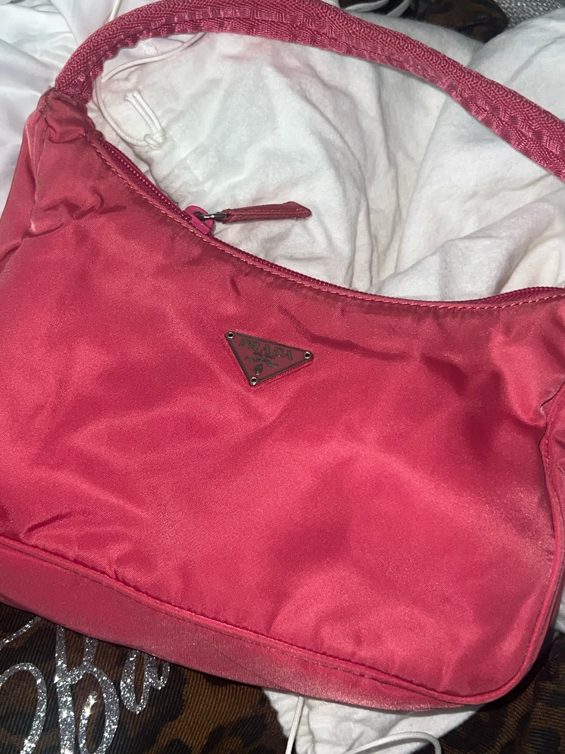 프라다 핑크 테수토 호보백 상품이미지1