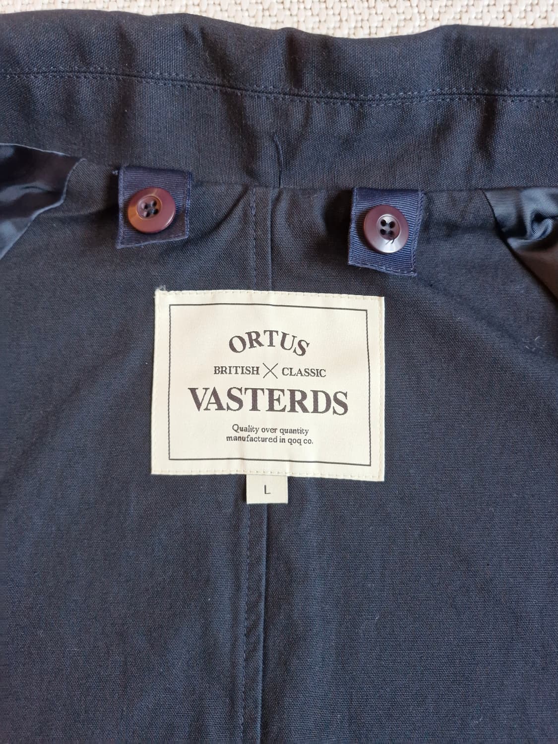 올투스바스터즈 슈팅 코트 네이비 L  상품이미지5