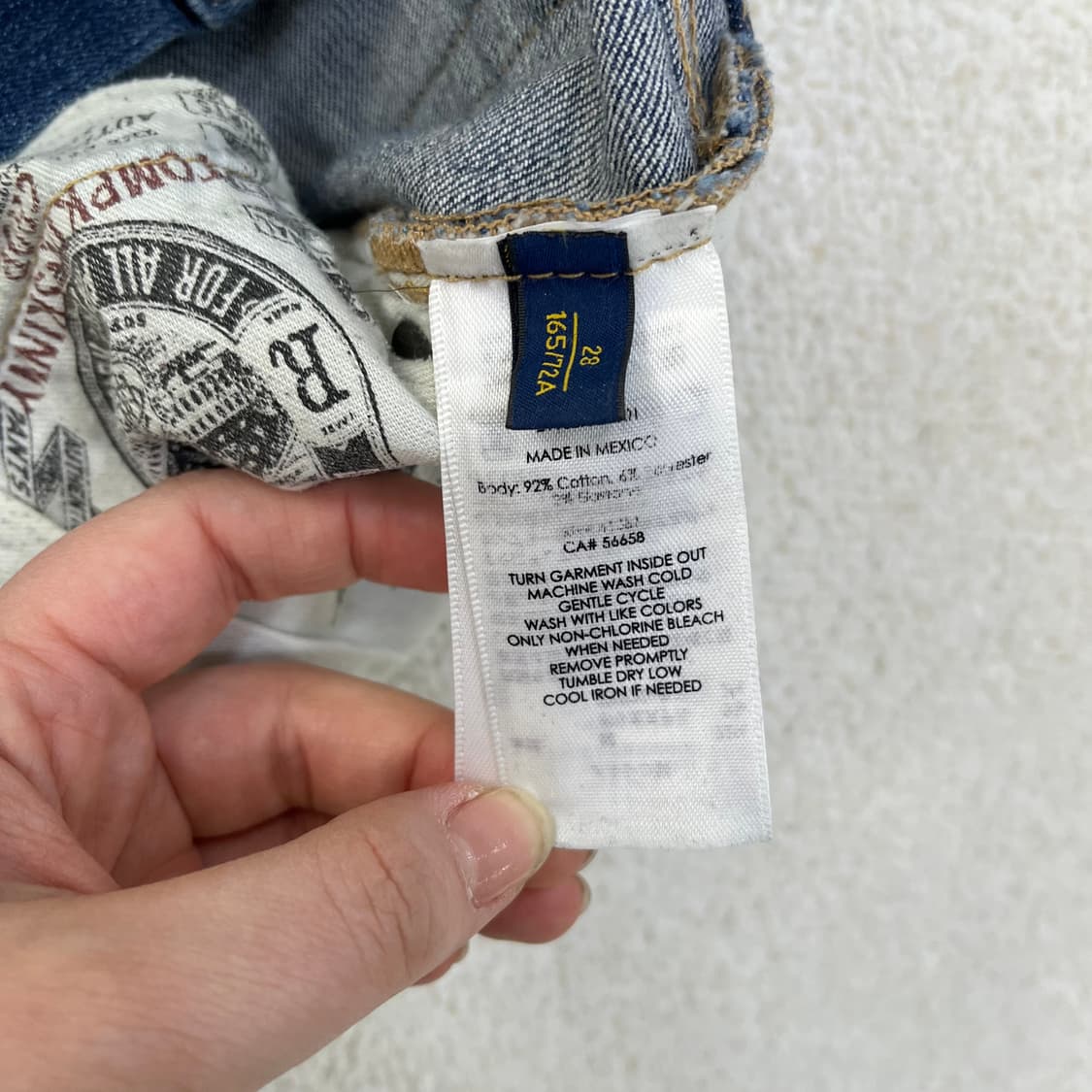 28 폴로랄프로렌 슬림핏 데님 청바지 0304M 상품이미지3