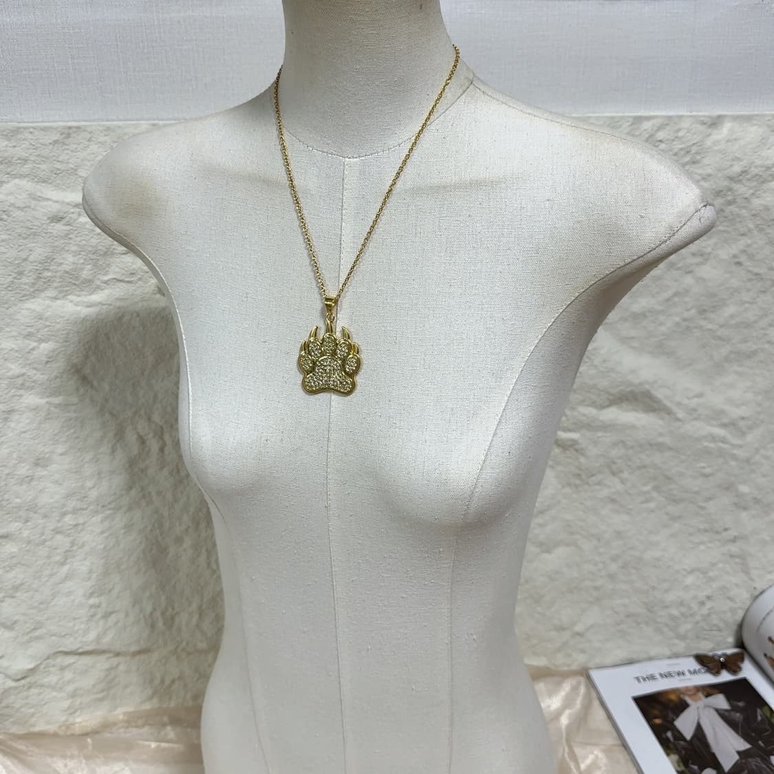 빈티지 강아지 발톱 목걸이 상품이미지1