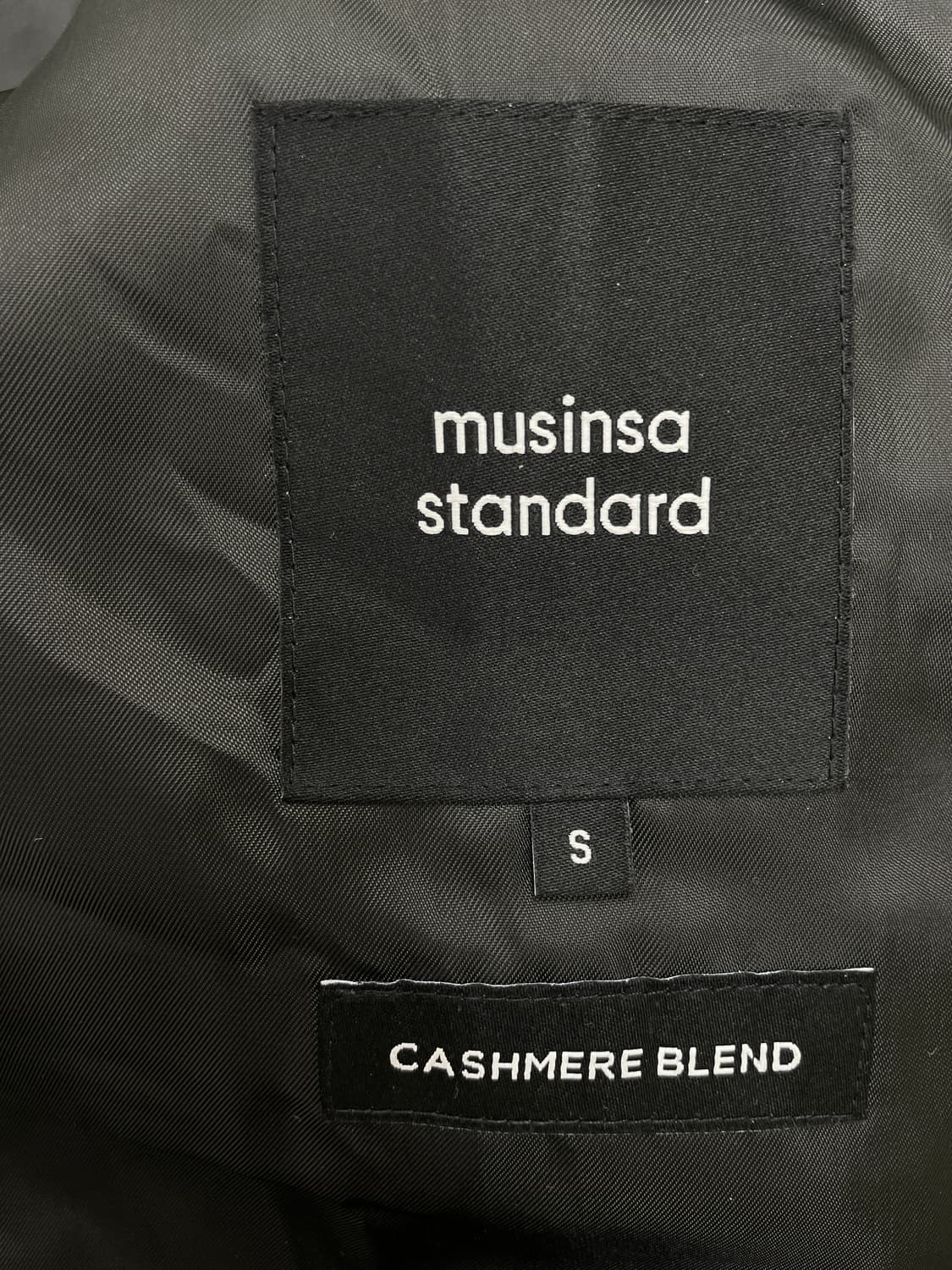 무신사 스탠다드 캐시미어 블렌드 더블 롱 코트 상품이미지6