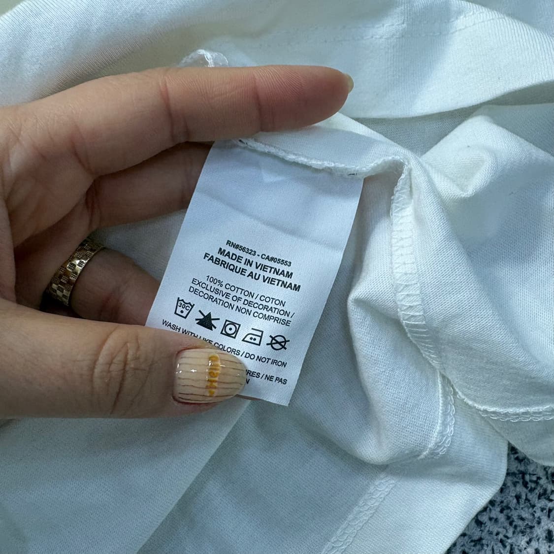 XS 나이키 빅로고 반팔 티셔츠 0402J 상품이미지4