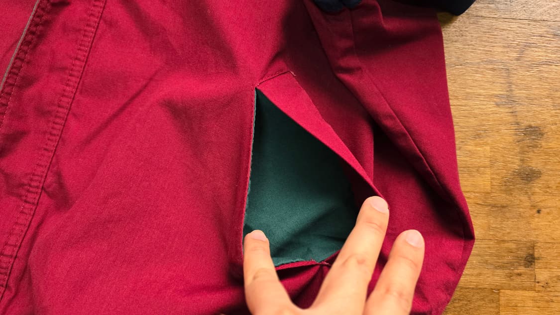 USA 빈티지 블루종 자켓 윈드브레이커 XXL  상품이미지5