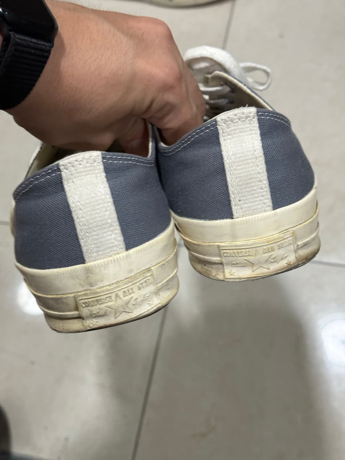 꼼데 컨버스 블루/그레이 300 상품이미지7