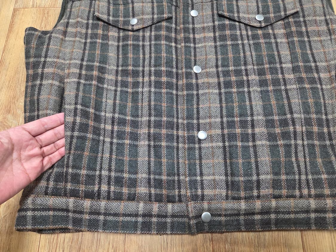 아디세떼흐(A17heures) 하엄지 루흐 체크 패딩베스트 프리사이즈 상품이미지7