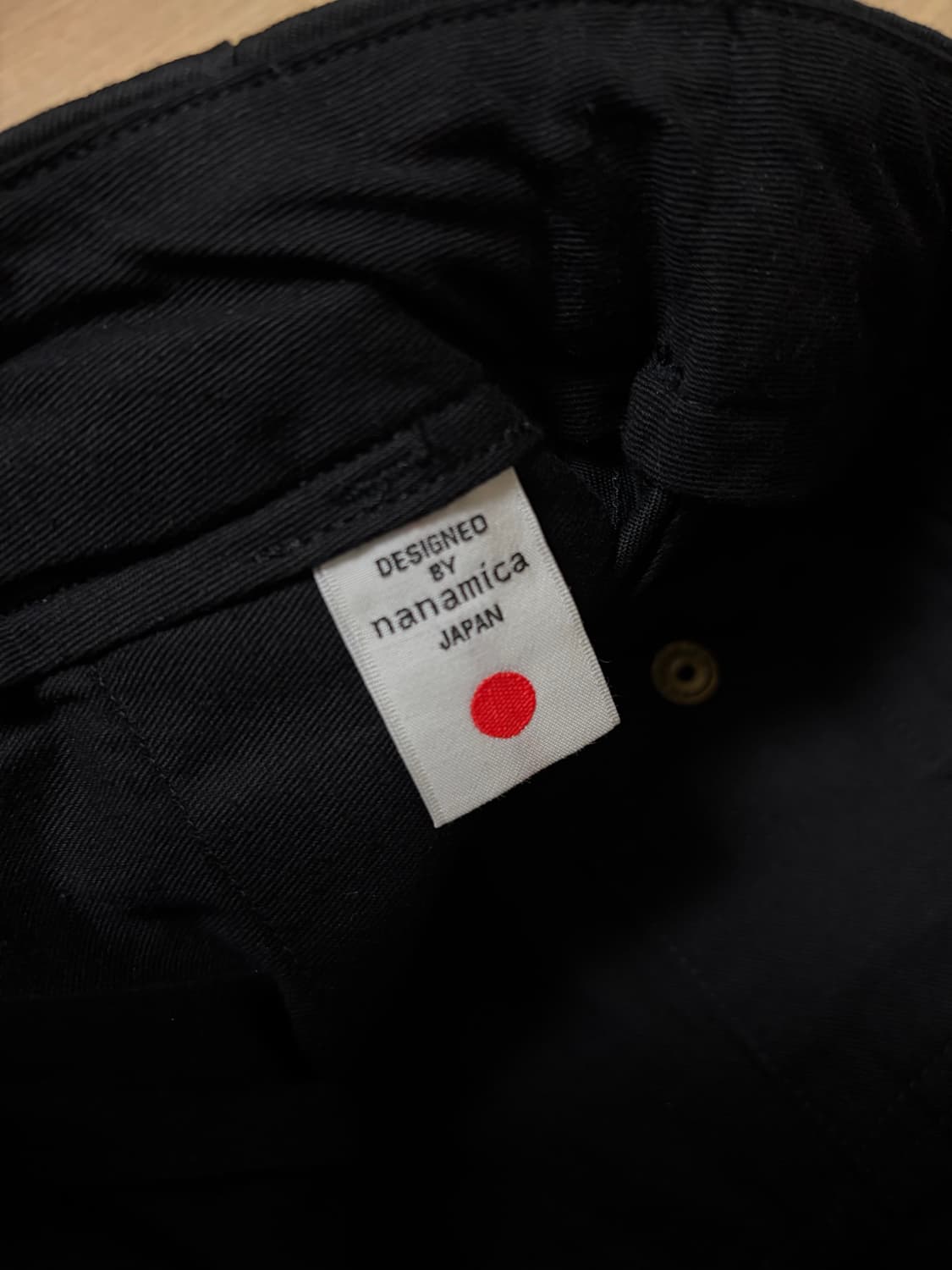 나나미카 와이드 치노 팬츠 블랙 34사이즈 상품이미지3