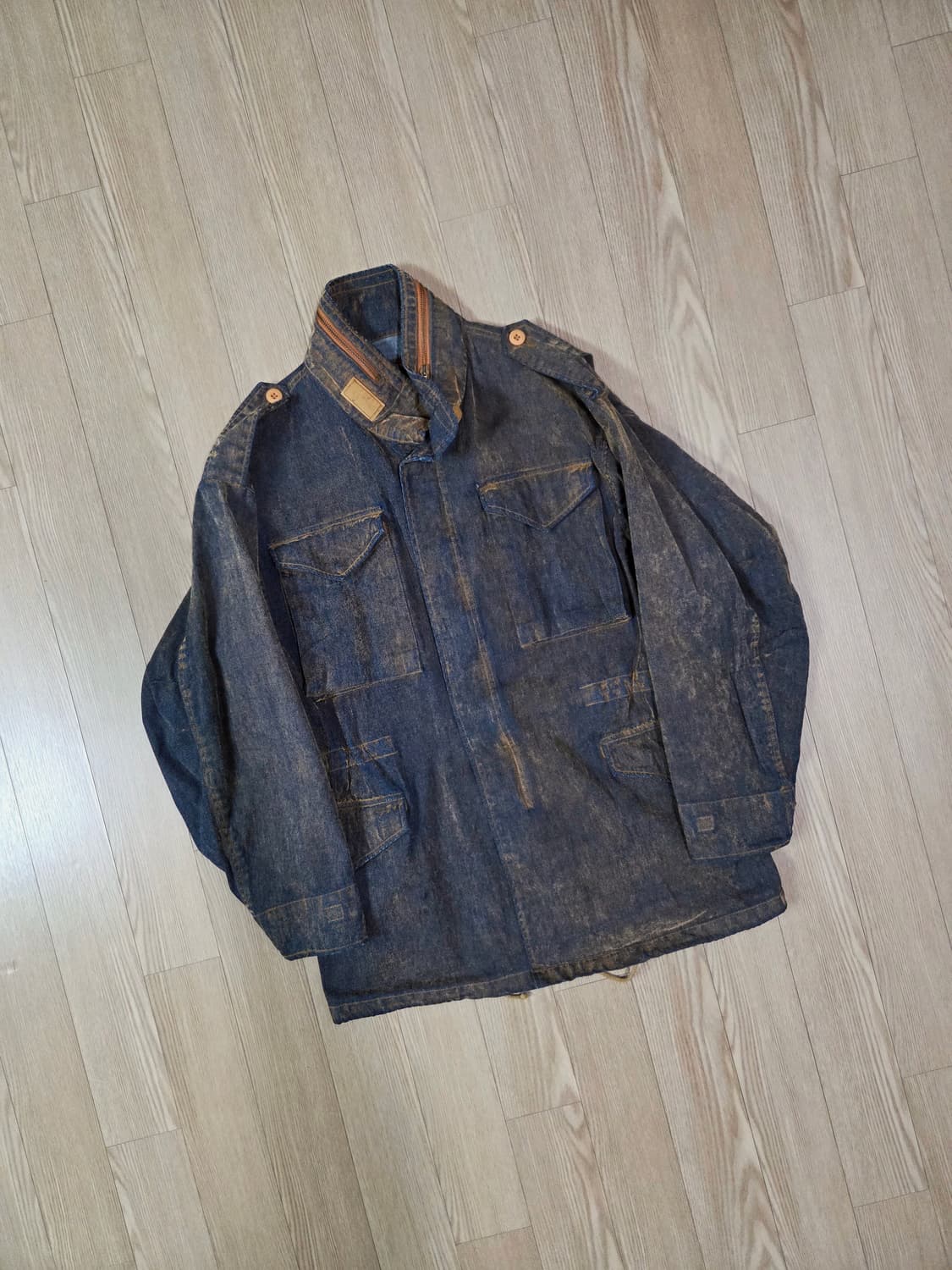 U.S NAVAL 러기드 워싱 필드 재킷 상품이미지5