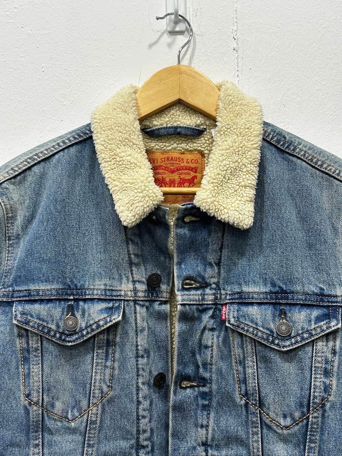리바이스 쉐르파 데님자켓 청자켓 상품이미지4