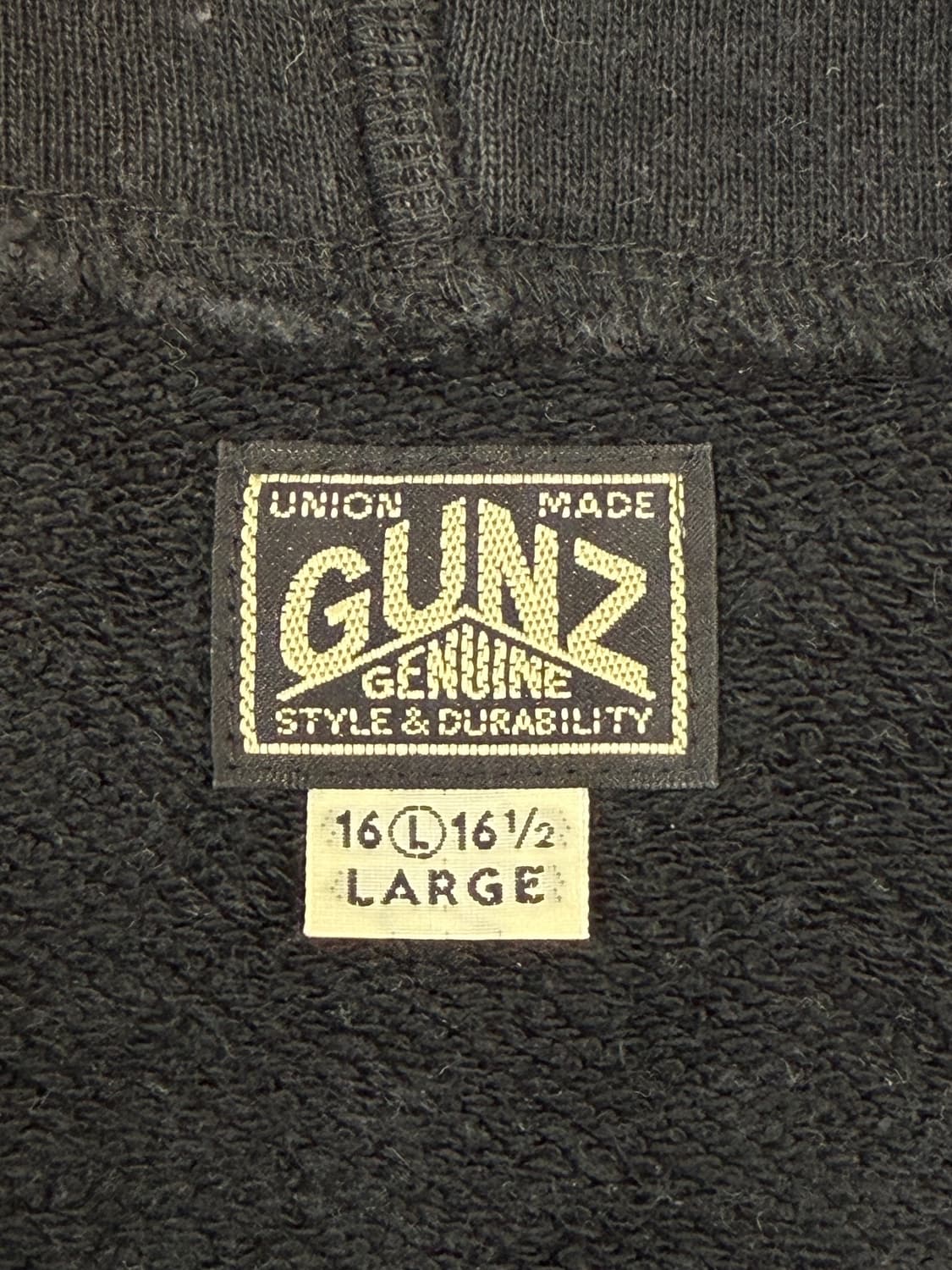 건즈 바이 네이비블루 네이티브 크로스 애로우 후드집업 상품이미지7