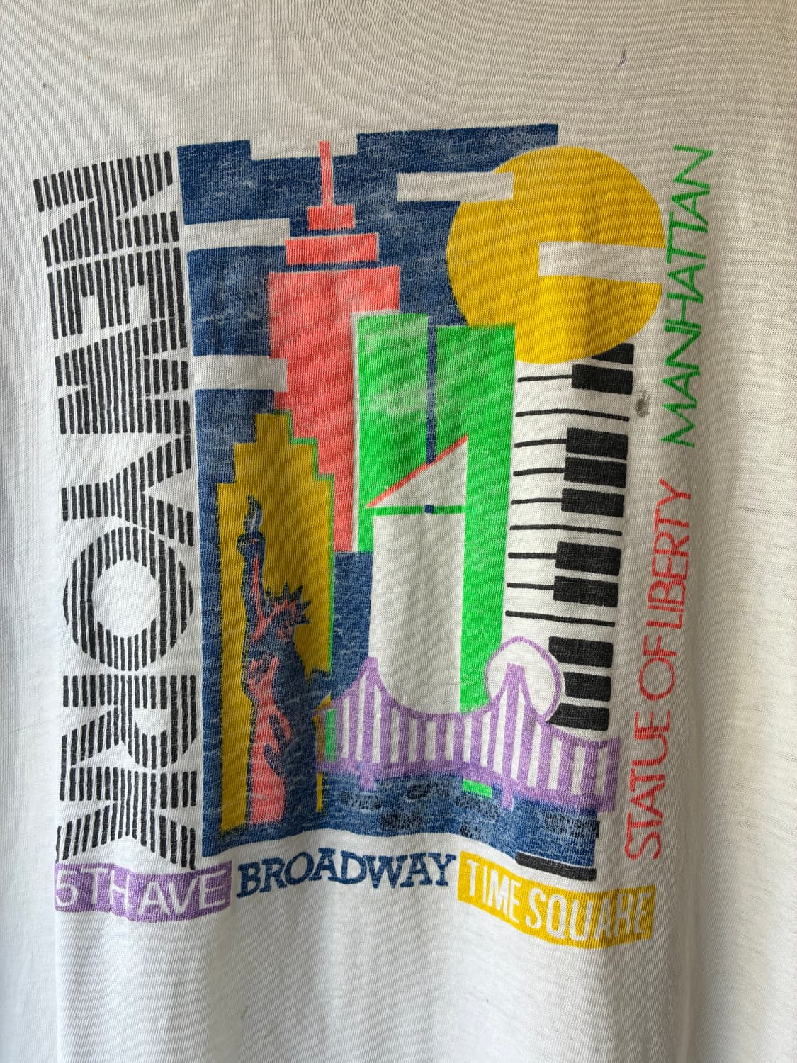 90s Vintage NEW YORK Graphic Tee  상품이미지2