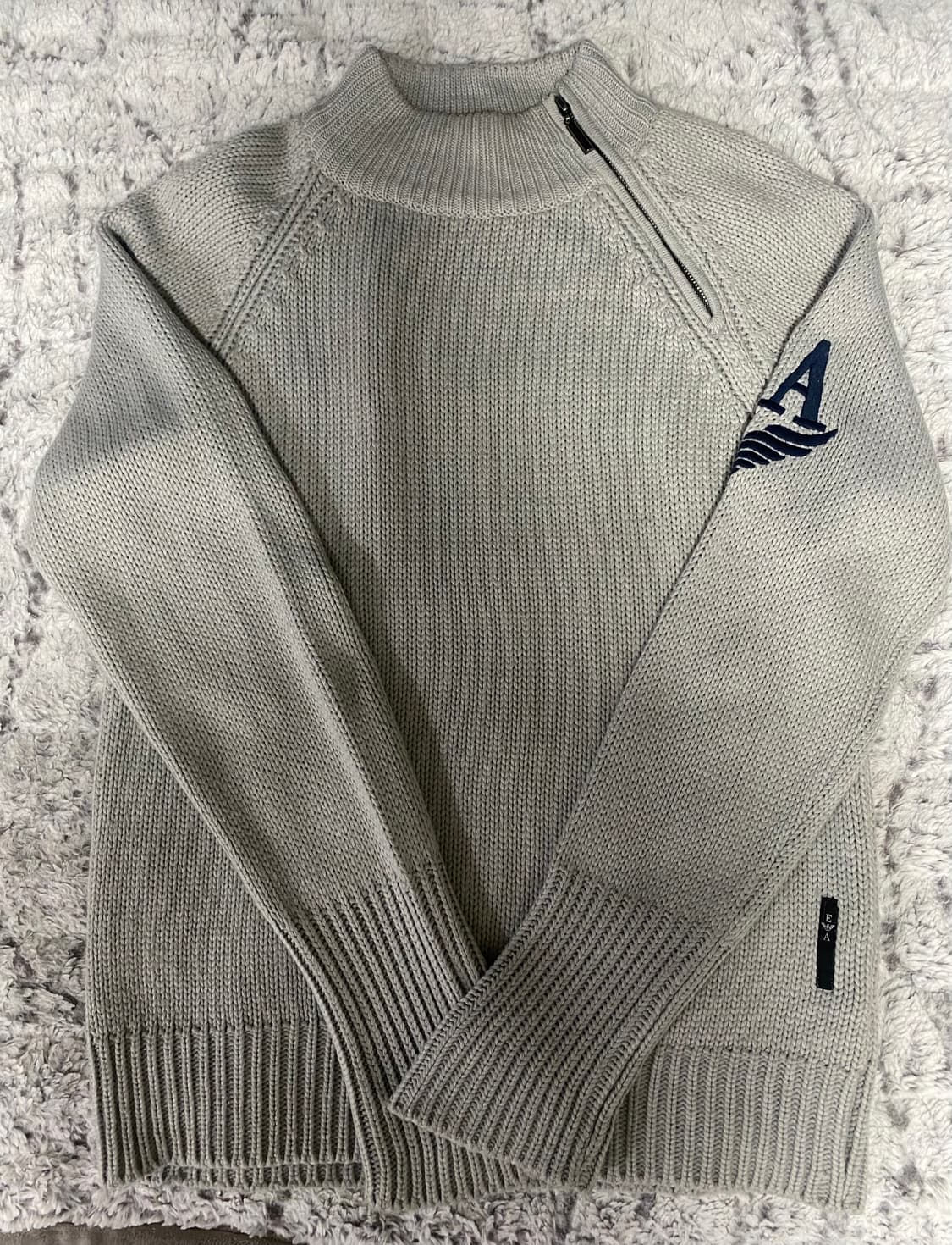 아르마니 지퍼 디테일 니트 48 상품이미지2