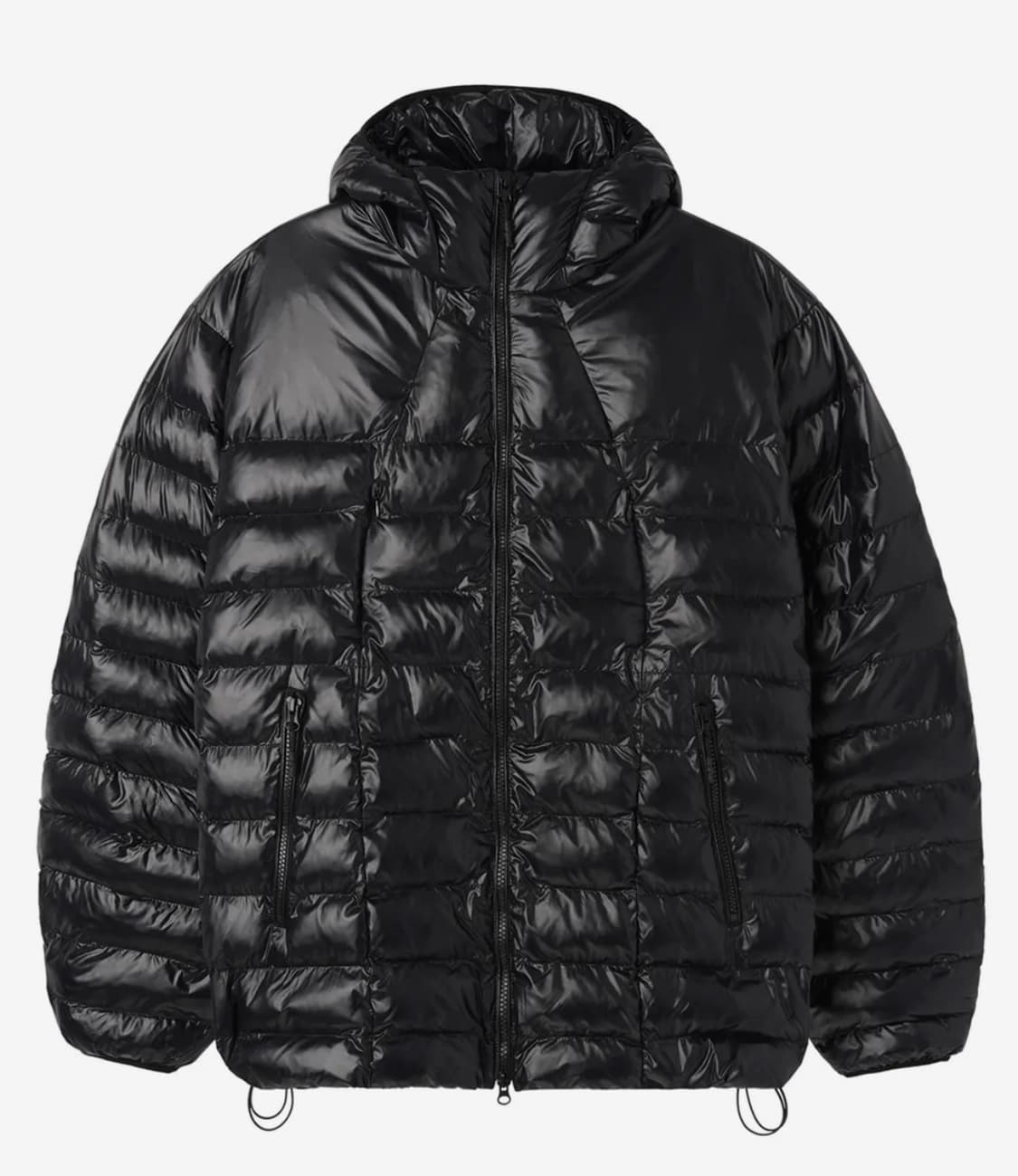 CURVED ZIPPER LIGHTWEIGHT PUFFER JACKET  상품이미지2