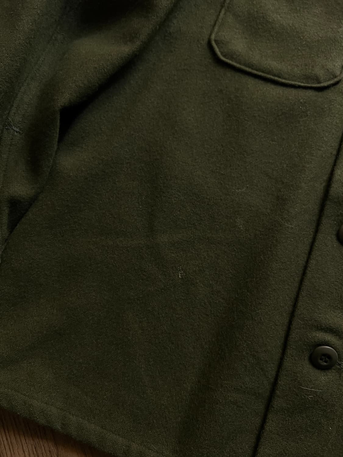 [M]80's 오리지널 U.S NAVY 미 해군 CPO 오피서 울 셔츠 상품이미지4