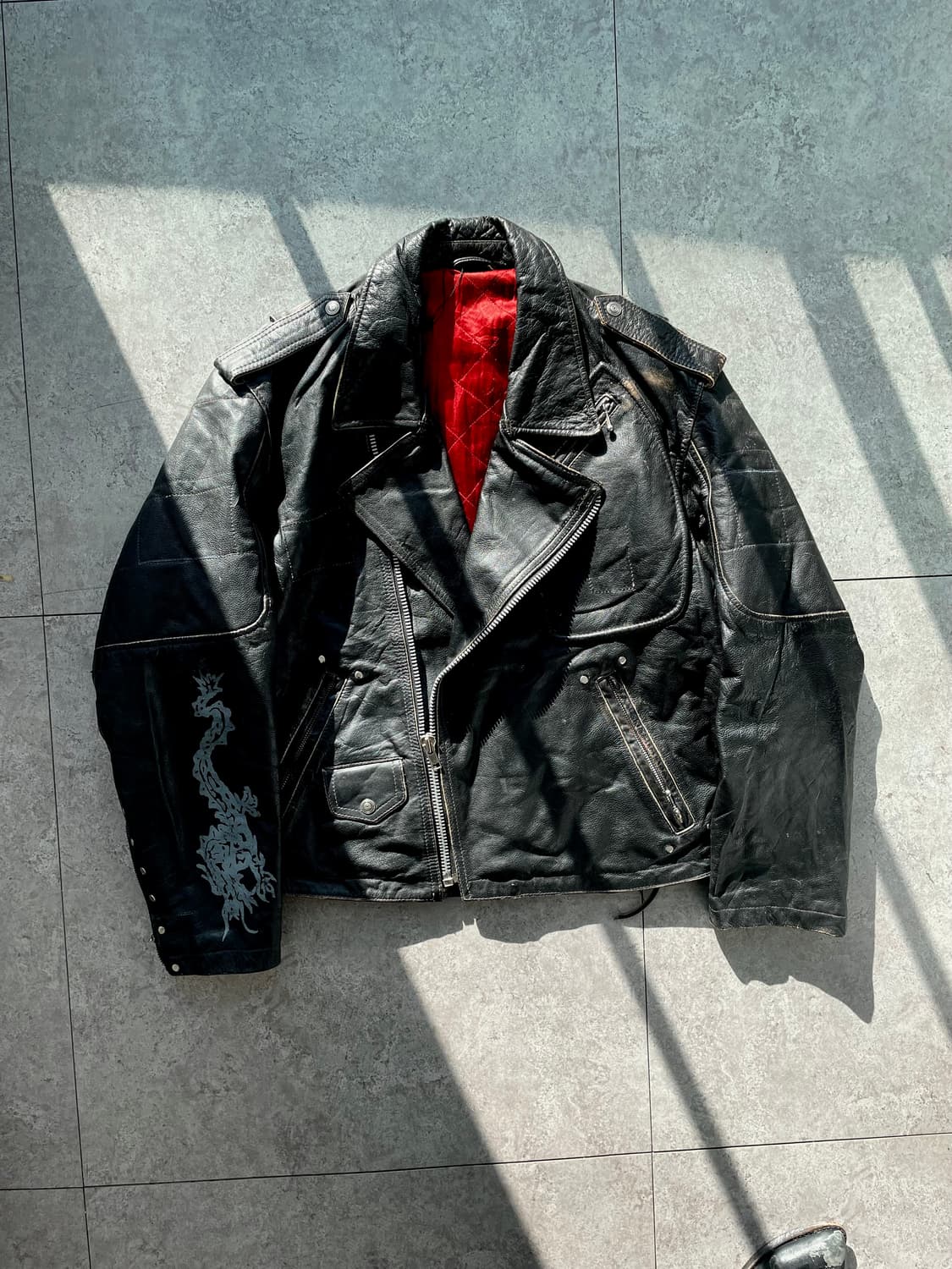 빈티지 오리엔탈 더블라이더자켓 상품이미지1