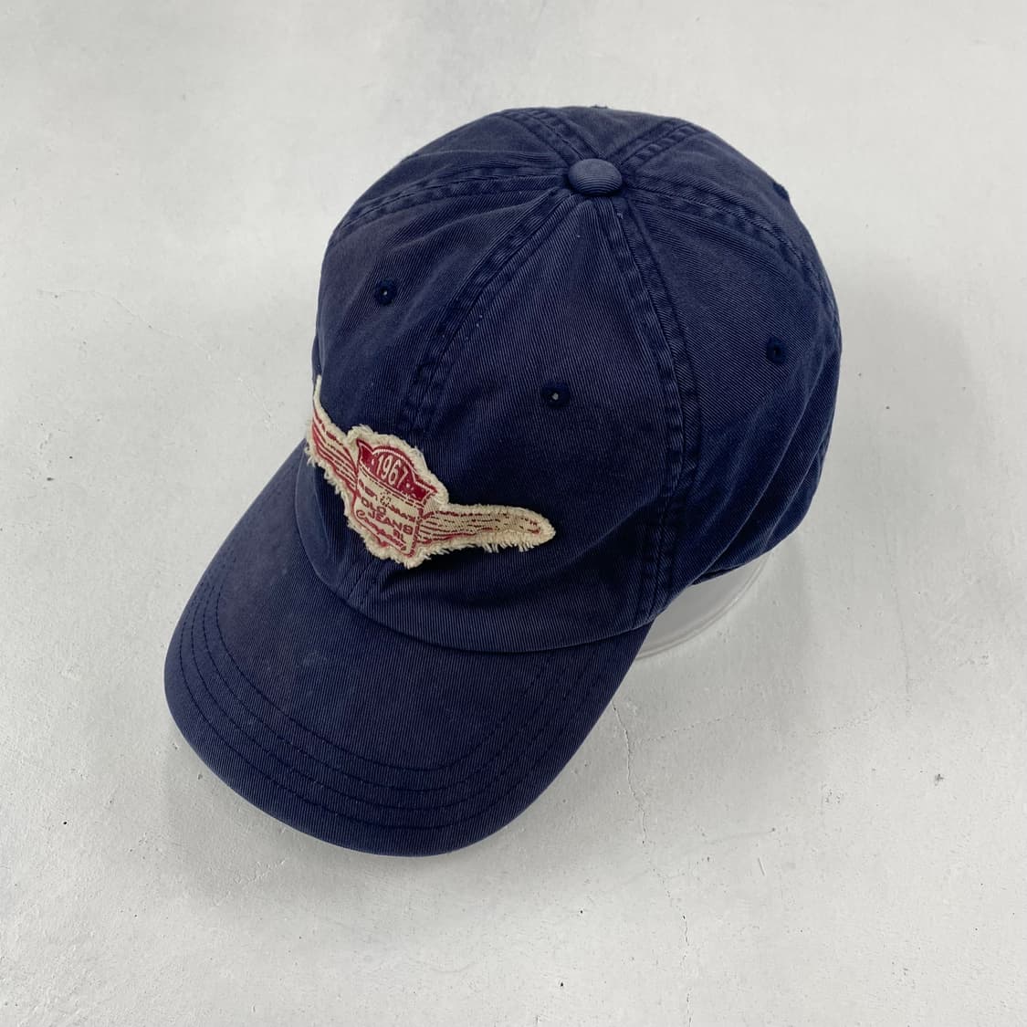 폴로 진스 윙로고 자수 네이비 볼 캡 상품이미지1