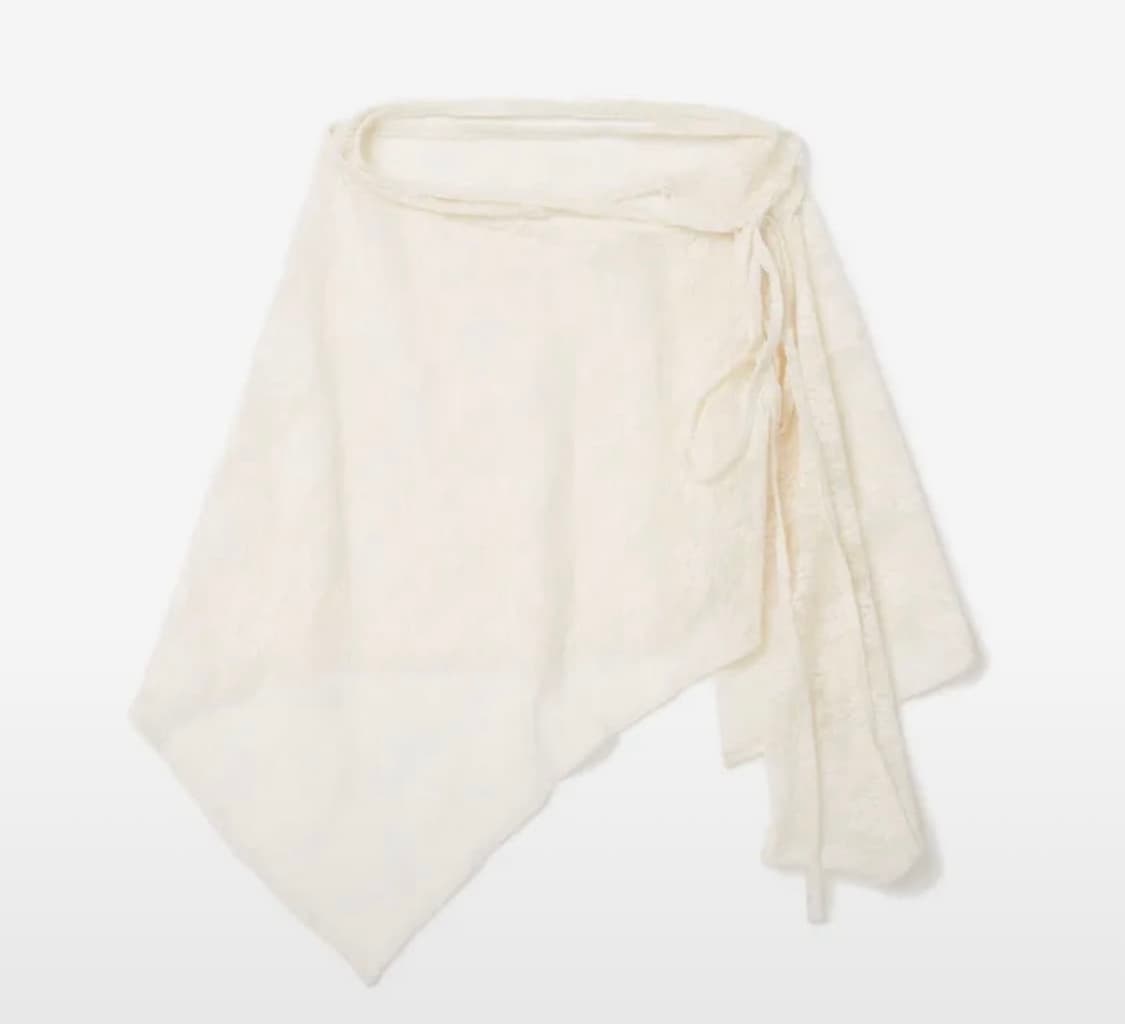 밀로우먼 어시메트릭 레이어드 랩 스커트 상품이미지1