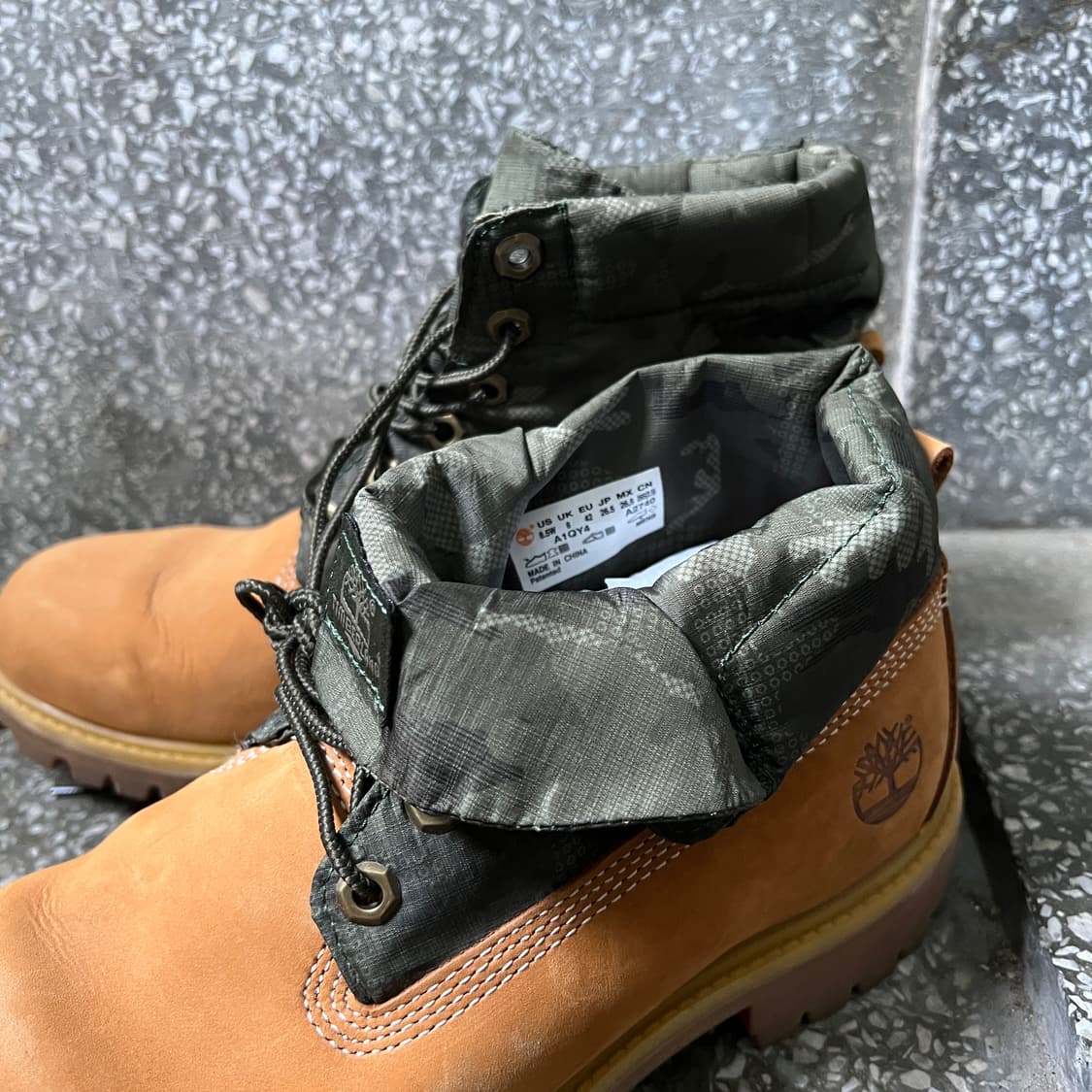 팀버랜드 롤탑 부츠 위트 카모플라쥬 패턴 상품이미지7