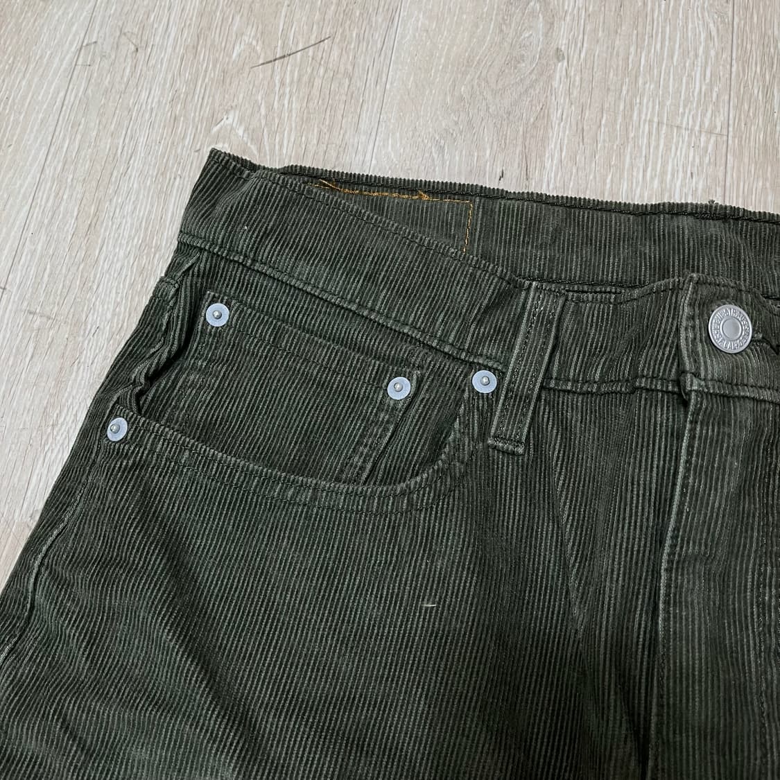 리바이스 502 화이트탭 코듀로이 팬츠 [카키] W32 L32 상품이미지4
