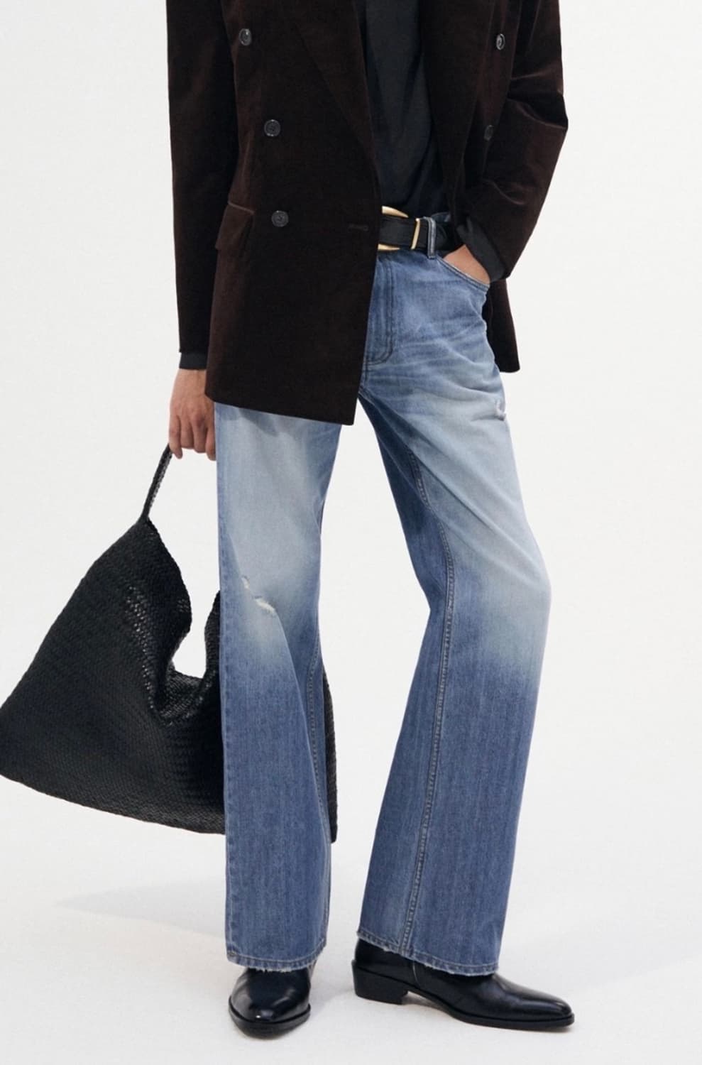 타일레 부츠컷 데님 팬츠 플레어진 상품이미지2