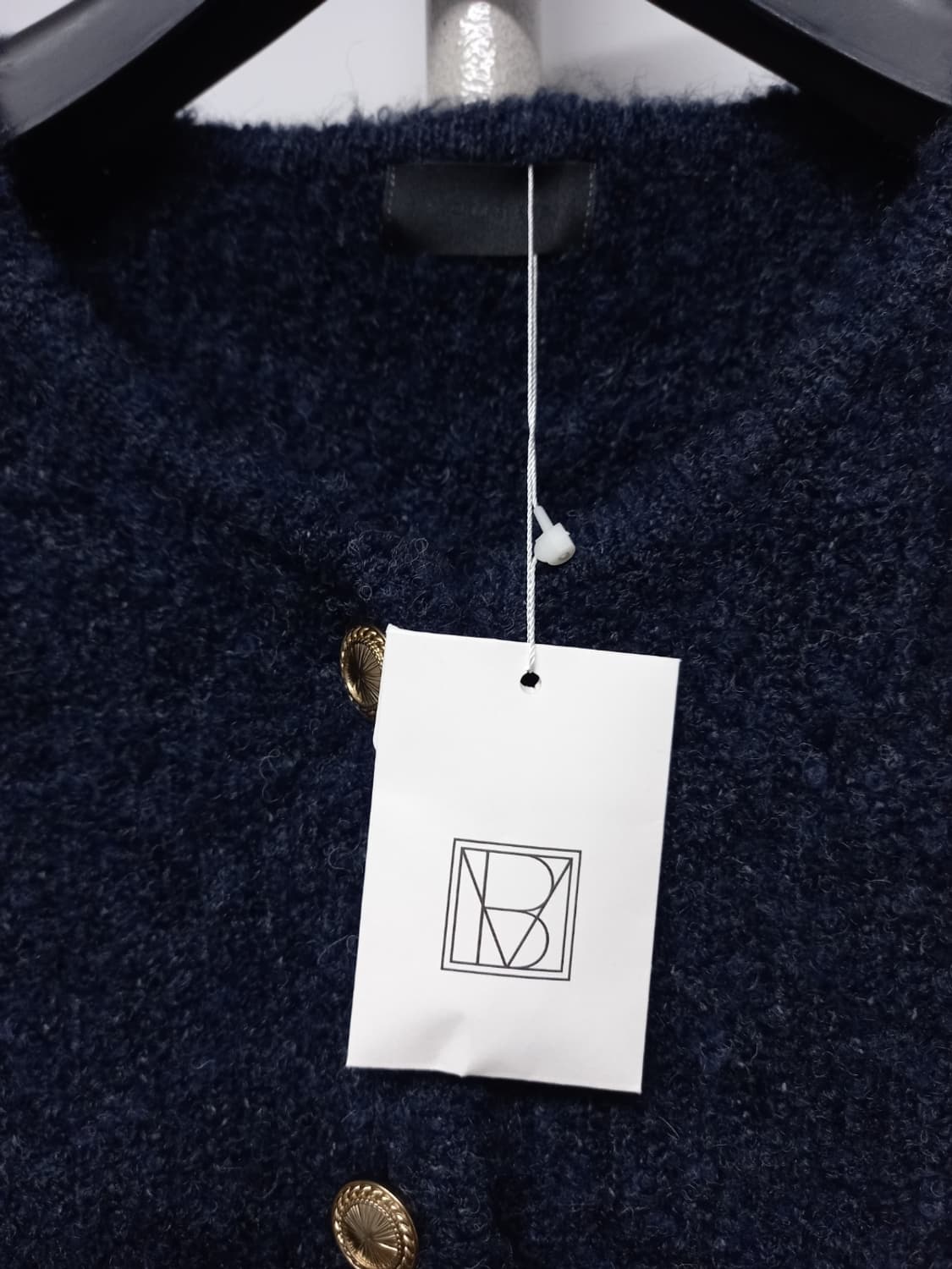 새 모어서울 몸빼 추동 울 혼방 숏 가디건 L.XL 66.77 상품이미지8