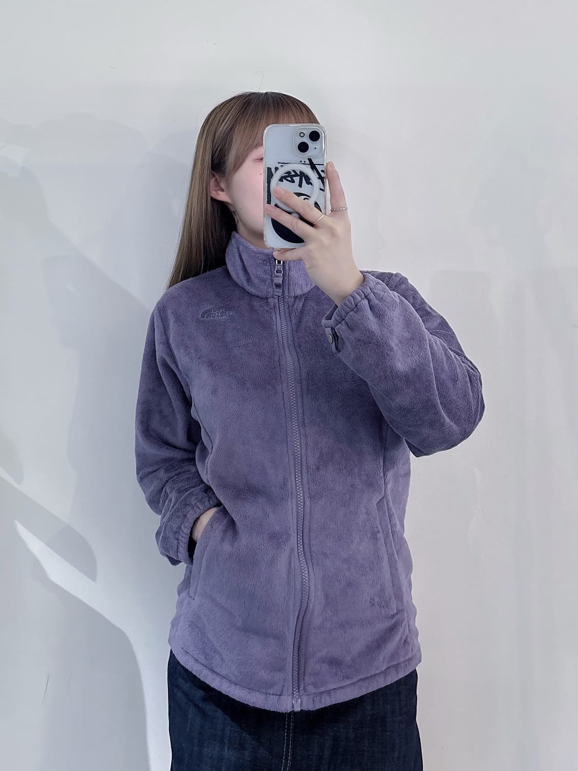 노스페이스 바이올렛 후리스 집업 상품이미지1