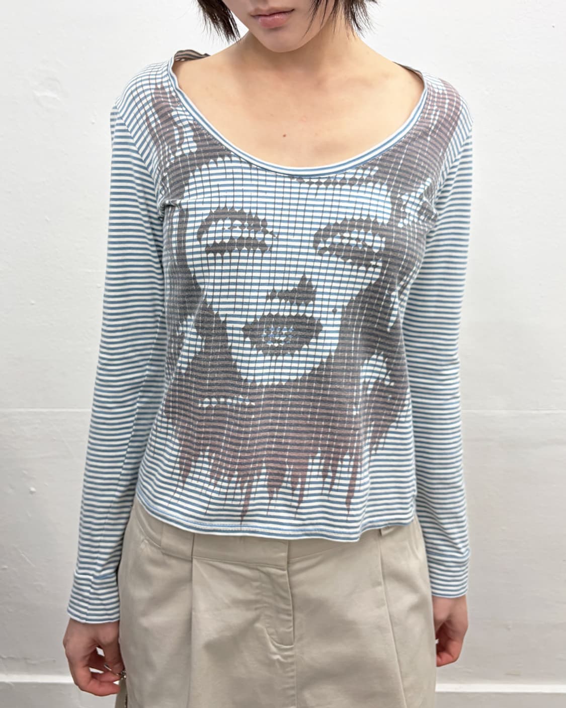 끌로에 by 피비 파일로 마릴린 먼로 그래픽 탑 상품이미지4