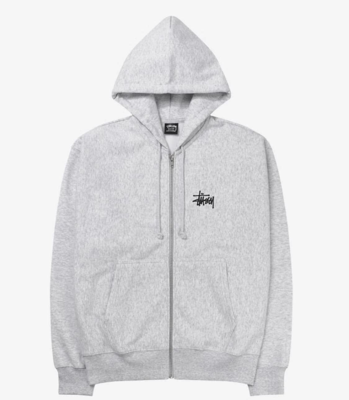 ✨[정품/새상품]스투시 베이직 애쉬헤더그레이 후드집업✨ 상품이미지2