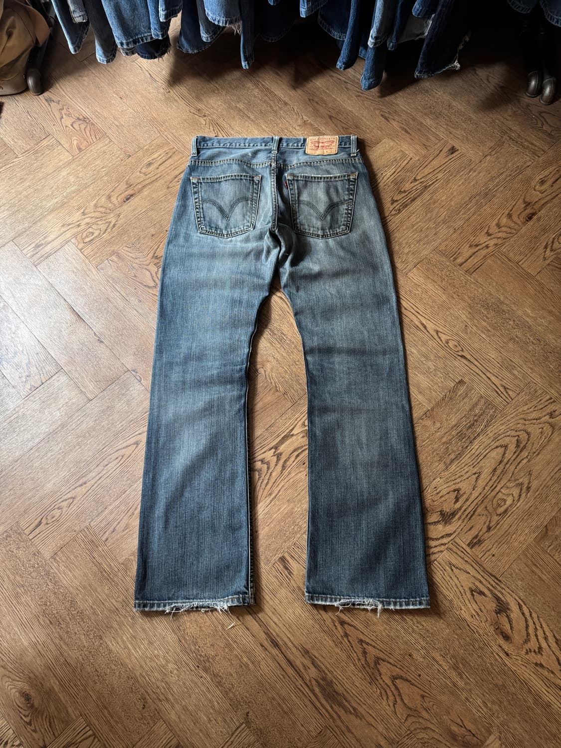 [32]리바이스 유럽 507 빈티지 페이딩 플레어진 상품이미지2