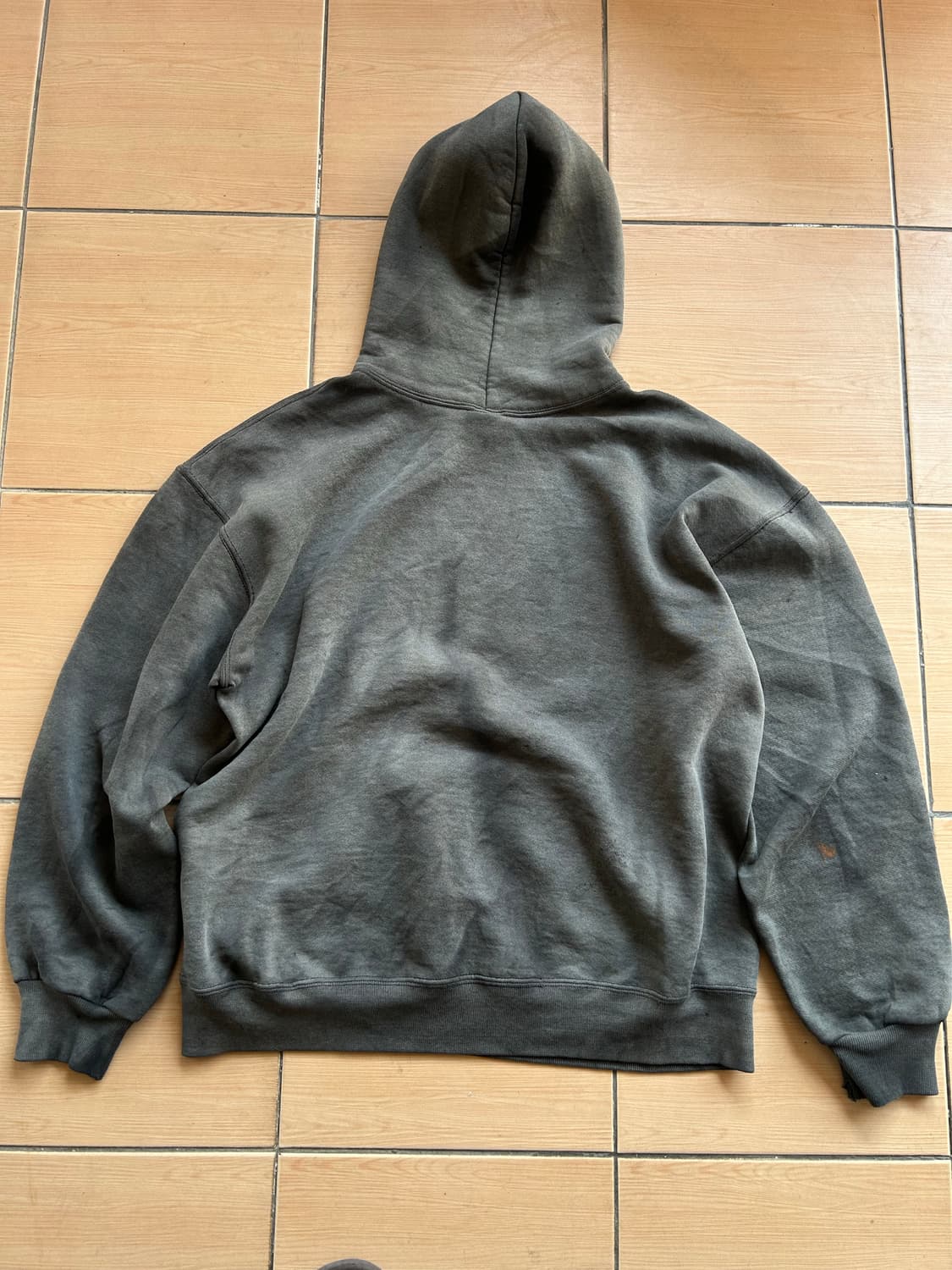 90‘s 러셀 크레이지페이드 후디 블랙 XL 상품이미지4