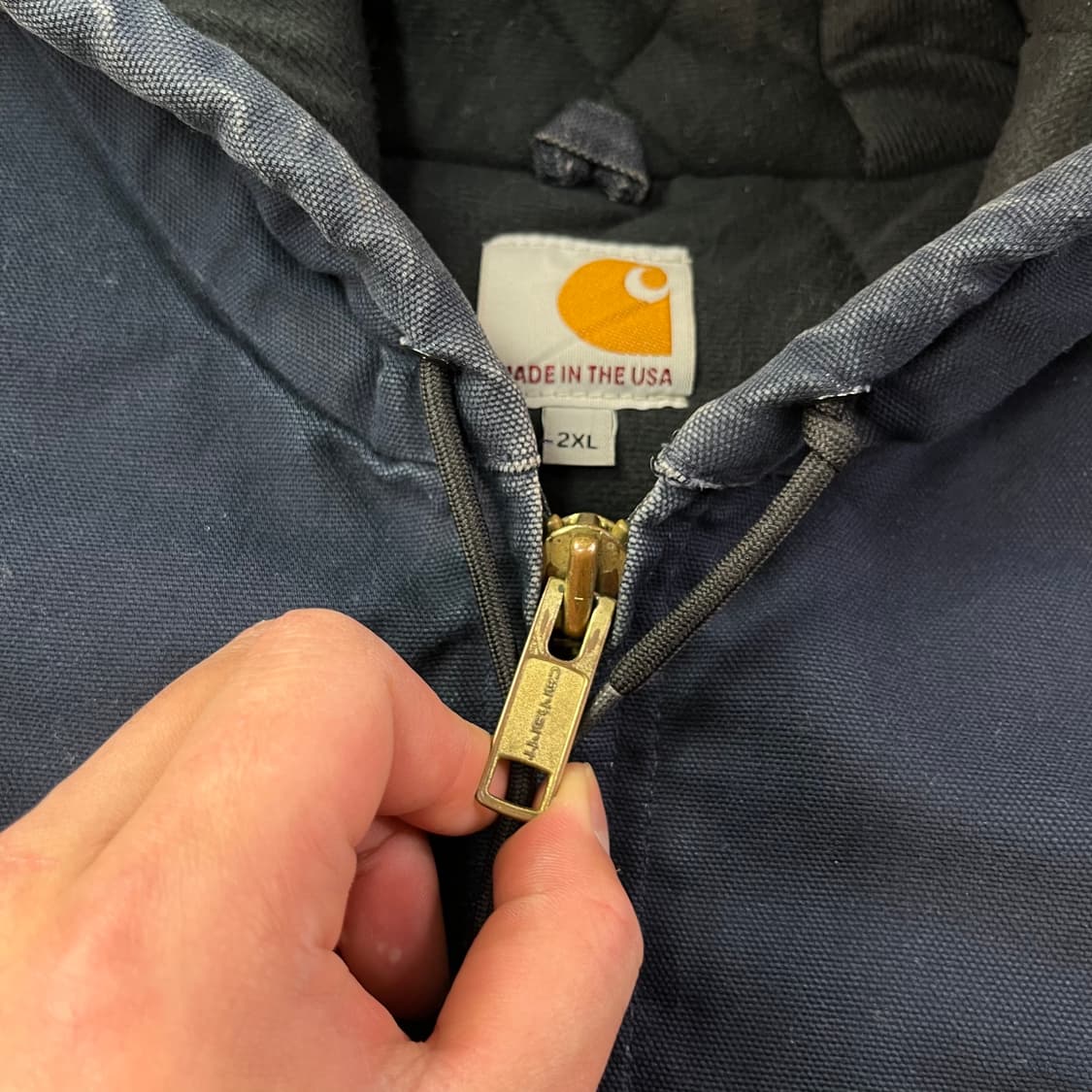 110 칼하트 j140 다크네이비 액티브 워크자켓 상품이미지3