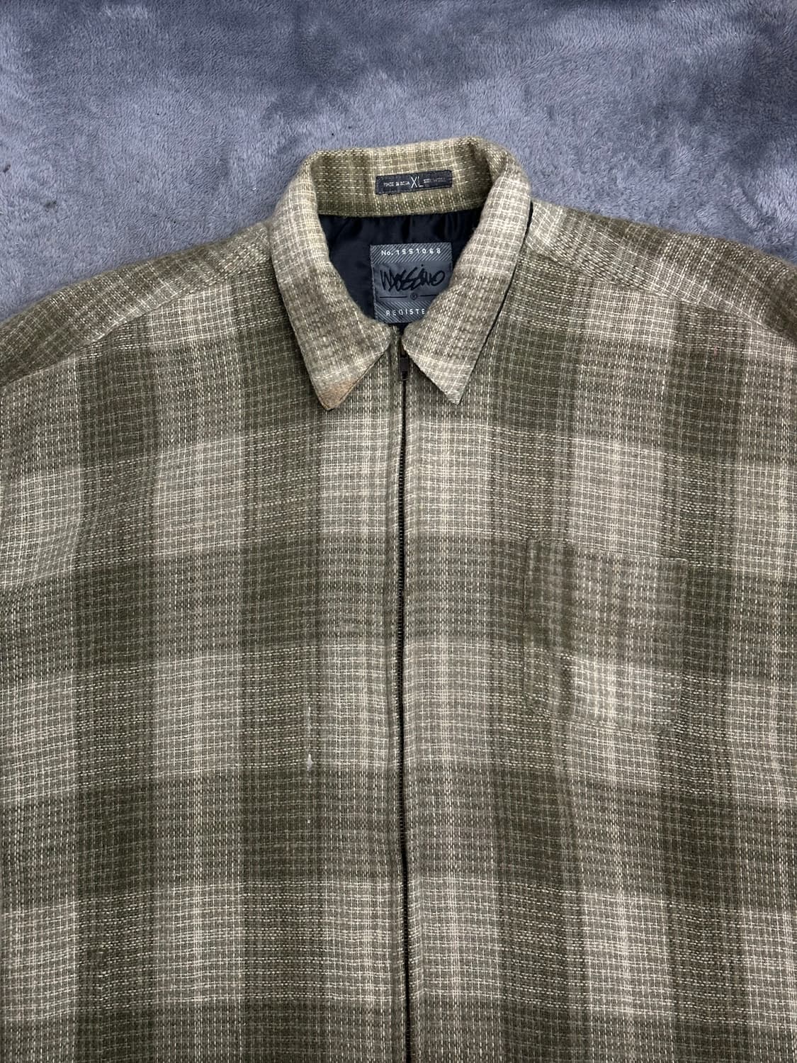 90s Mossimo 울 플란넬 집업 자켓 XL  상품이미지4