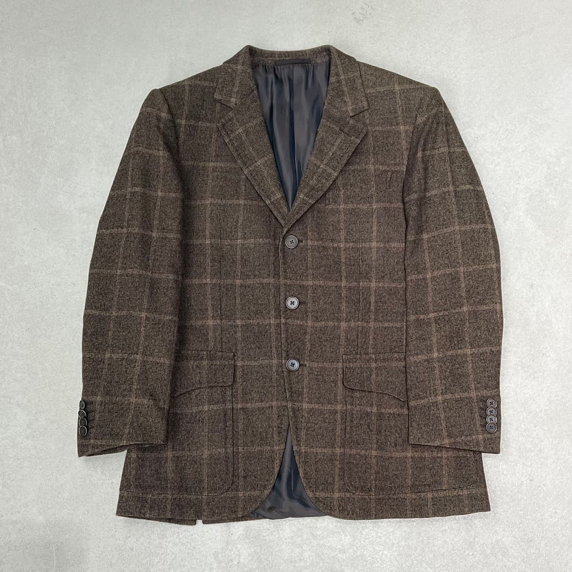 에르메네질도 제냐 체크 블레이저 s09415 상품이미지1