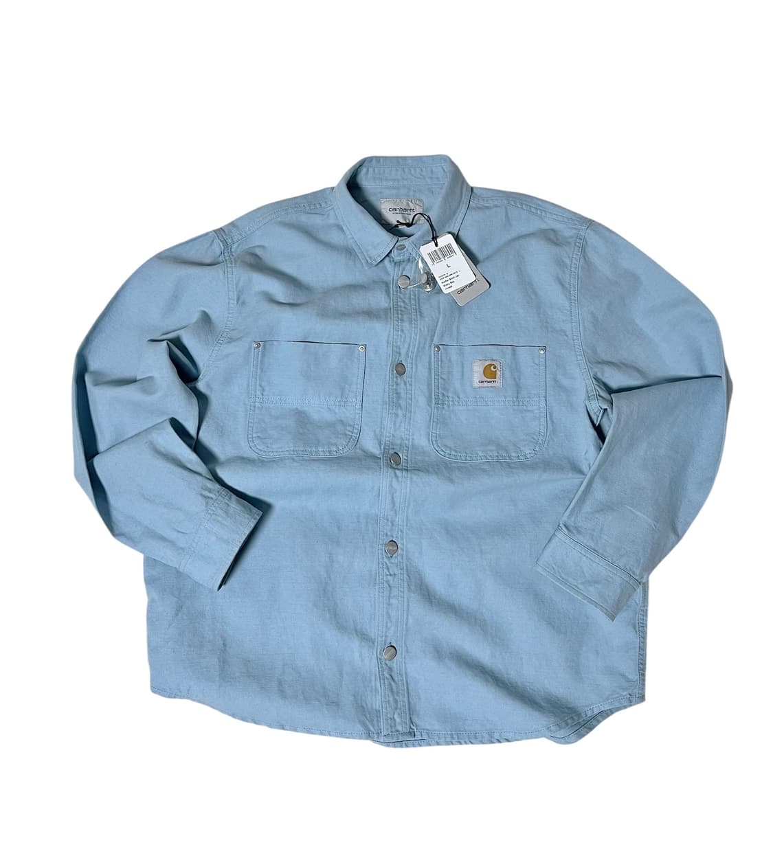(새상품)칼하트 Walter 셔츠 자켓 Misty Sky L 상품이미지1