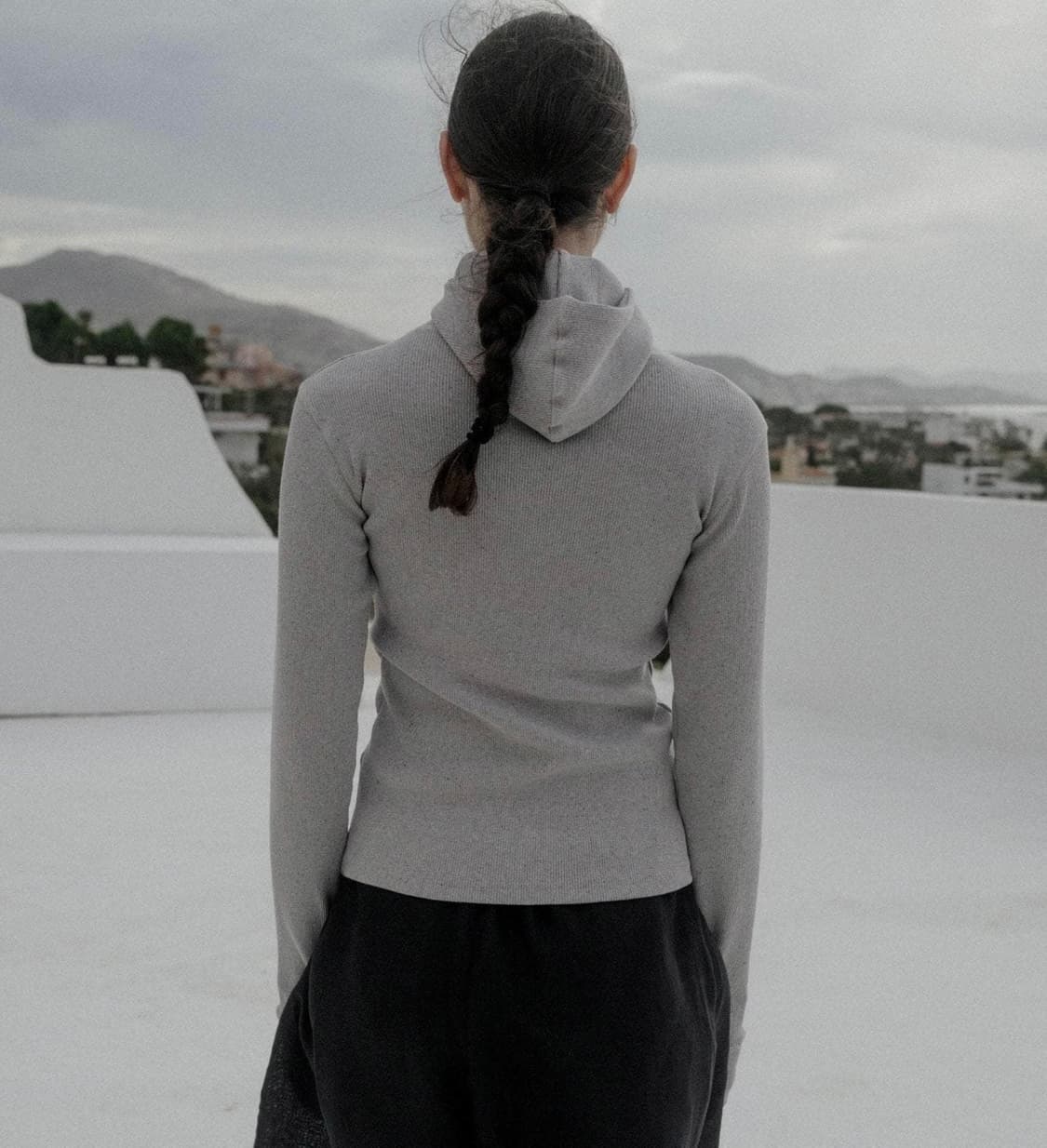 Hanifa hoodie in Grey Melange 하니파 후디 상품이미지2