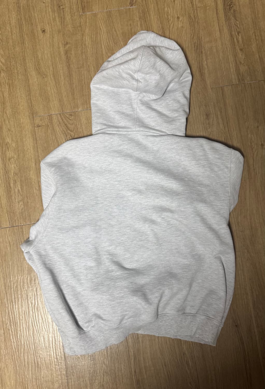 렉토 워싱 크롭 후드티 상품이미지3