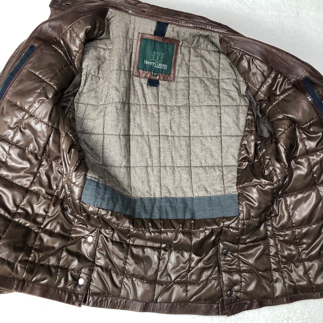 헨리코튼 레더자켓  상품이미지4