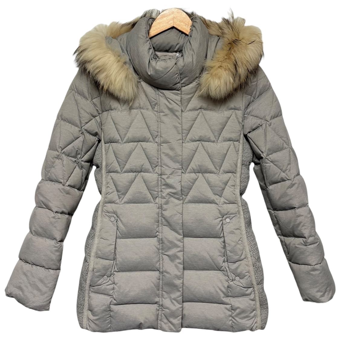 3730 이사베이 오리털 덕다운 라쿤퍼 패딩 상품이미지1