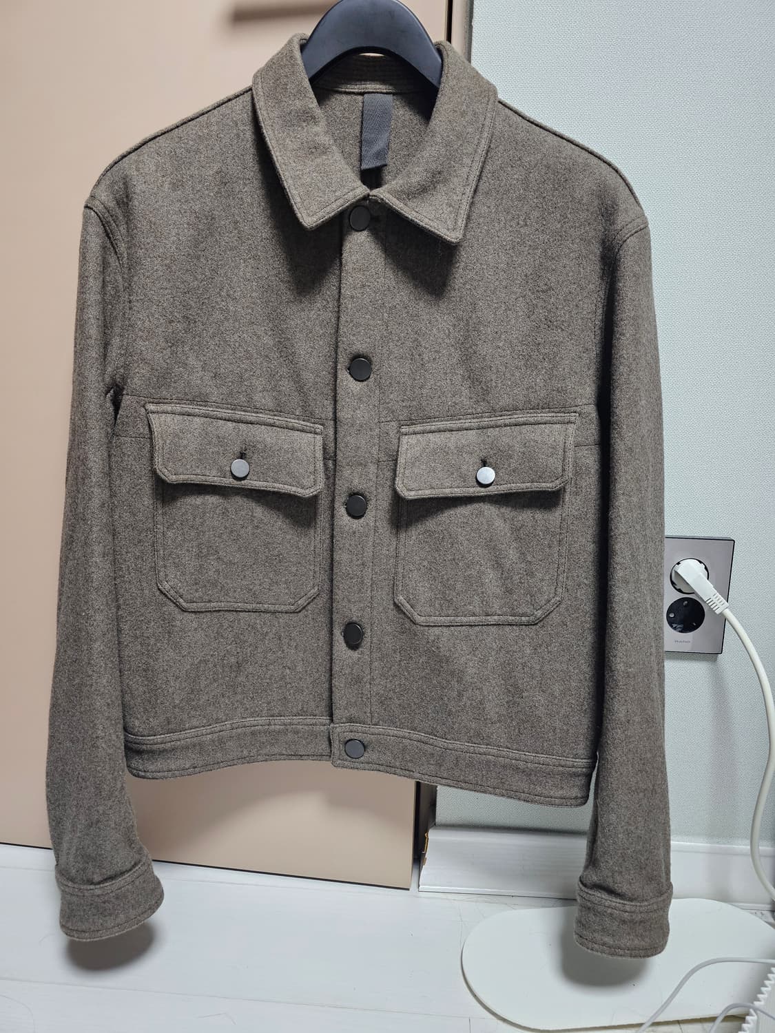 르메르 18FW 펠트 울 블루종 올리브 M 상품이미지2