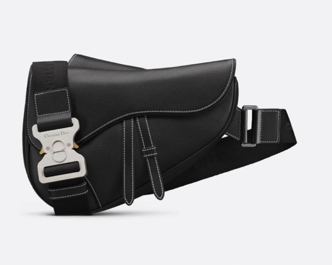 [새상품] DIOR 디올 그레인드 카프스킨 새들백 풀구성품 
 상품이미지1