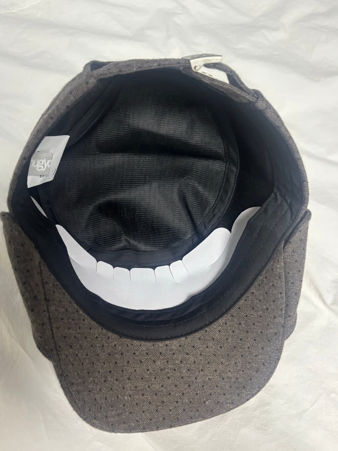 허그유어스킨) 도트 버튼 플랩 캡 (브라운) 상품이미지4