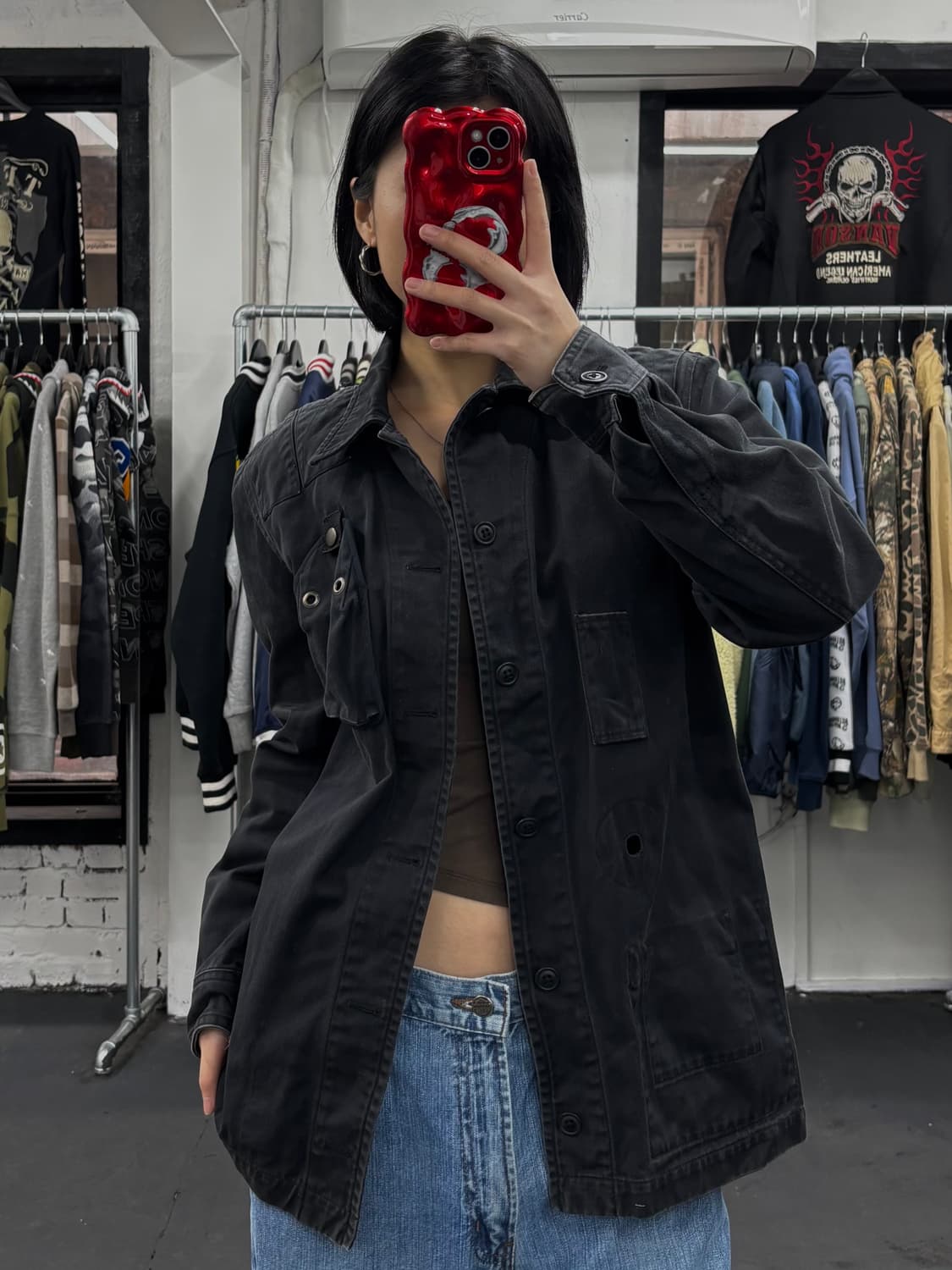 The Difference Y2K 포켓 셔츠 자켓 상품이미지3