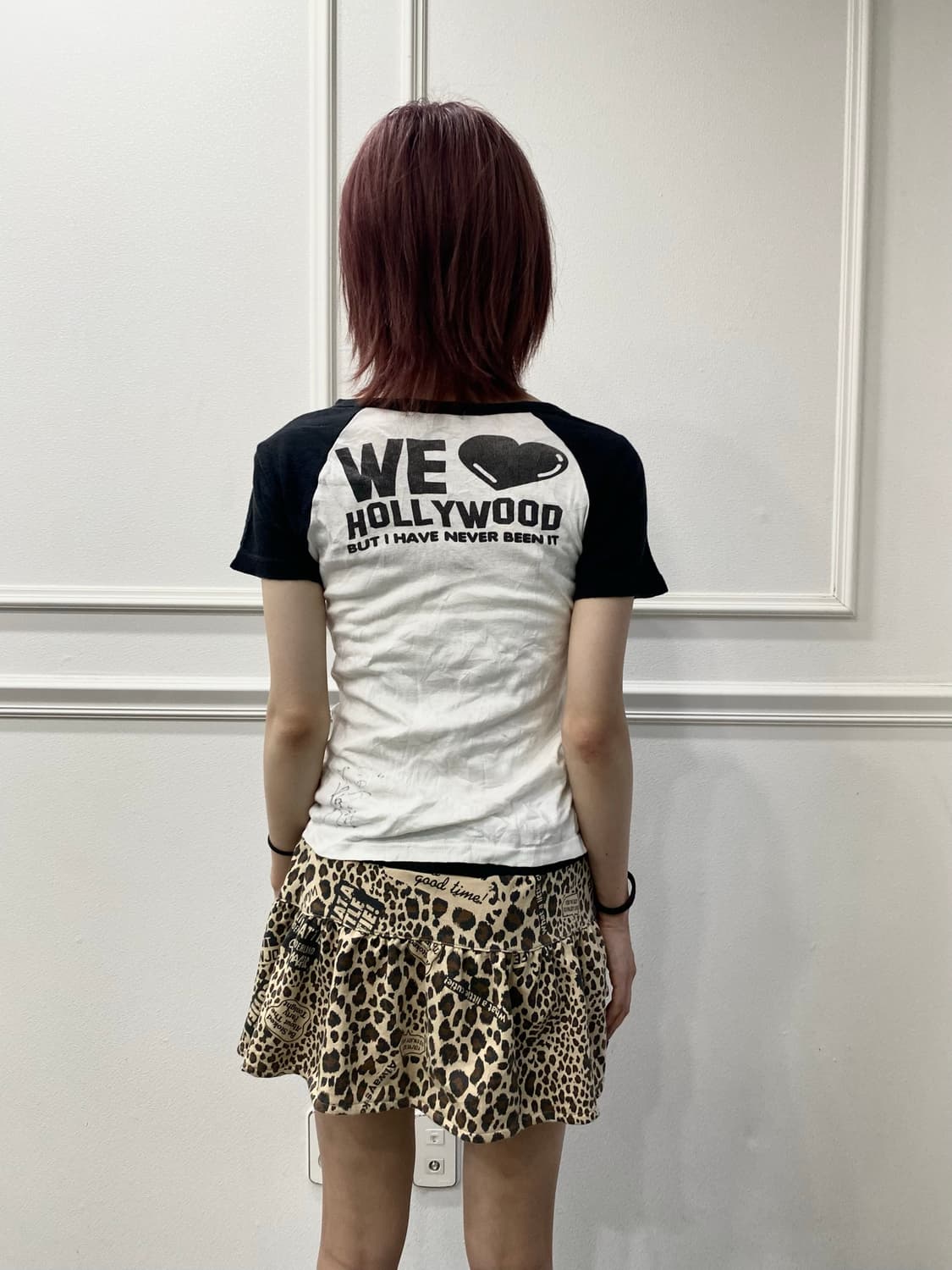  [CHU XXX]Hollywood Print Slim Fit Top 상품이미지3