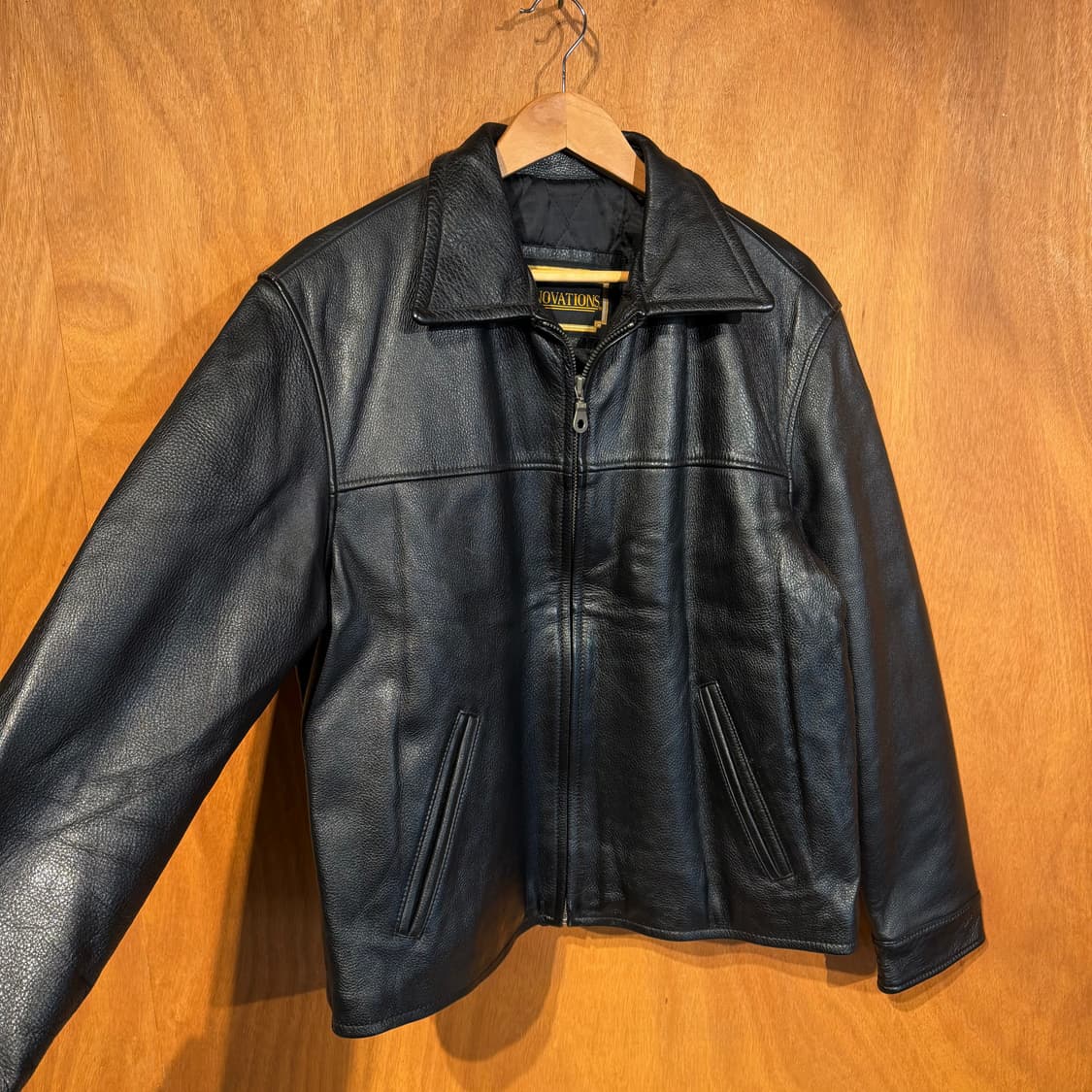 이노베이션스 헤비 카우레더 스포츠 자켓 L 소가죽 하이웨이맨 상품이미지3