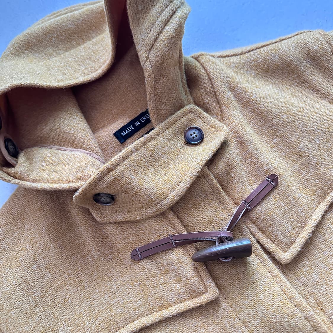 글로버올 오리지널 더플코트 옐로우 영국생산 상품이미지6