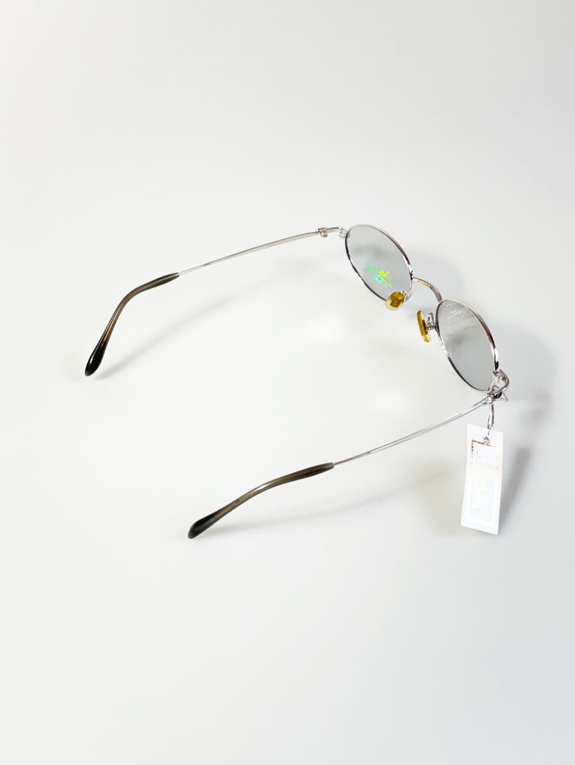 Jeep Plus 실버 티타늄 슬림 오벌 프레임 빈티지 안경 상품이미지4