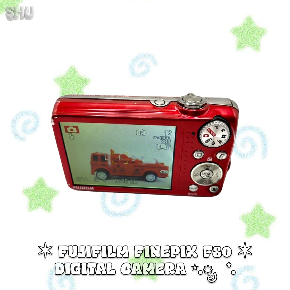 후지필름 파인픽스 F80EXR 빈티지 디카 레드 상품이미지5