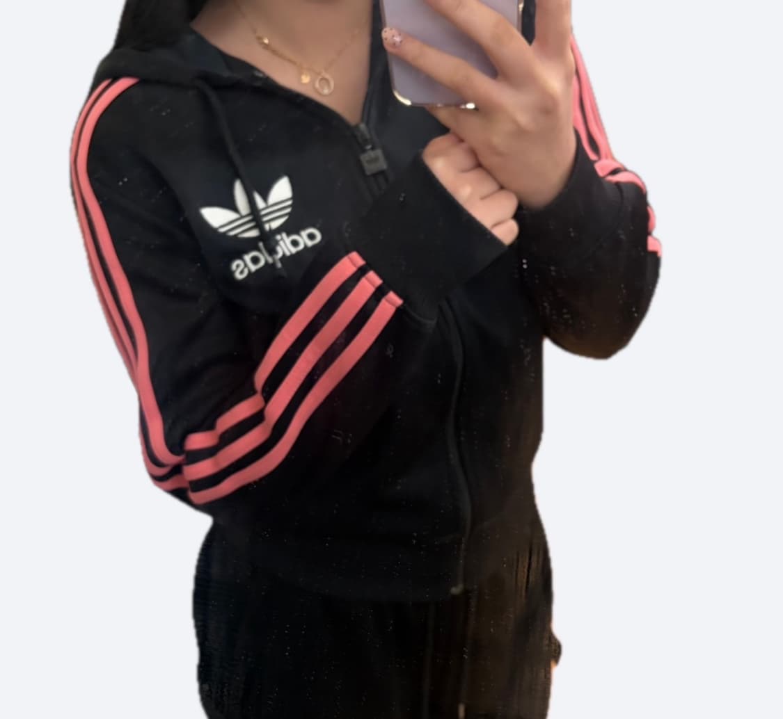 🩷아디다스 파이어버드 블핑 블랙 핑크 후드집업🩷 상품이미지2