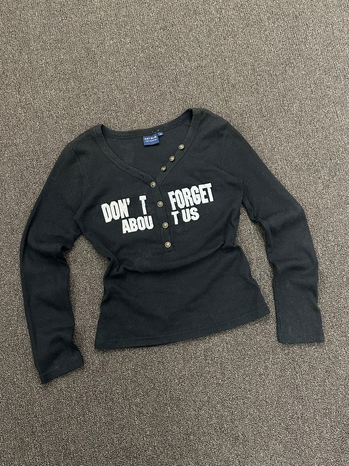 M)재패니즈 빈티지 리프 버튼 프린팅 롱슬리브 상품이미지3