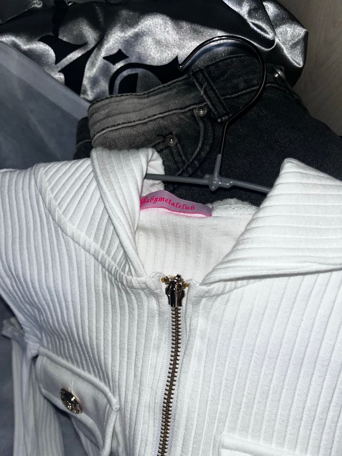 <새상품>베메클 골드 버튼 후디 원피스 상품이미지3